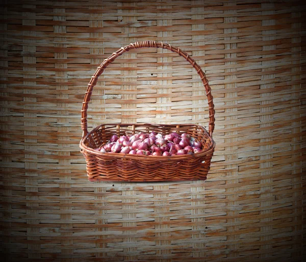 Basket of Onion — Stock Photo, Image