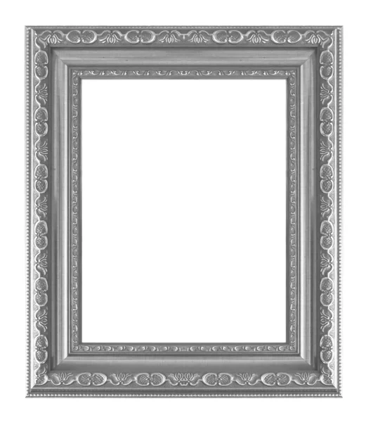 Silver picture frame — Stock Photo, Image