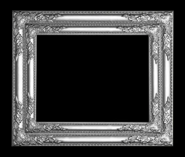 Silver picture frame — Stock Photo, Image