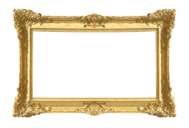 antika altın çerçeve