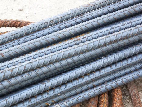 Close up of steel bars — Stock Photo, Image