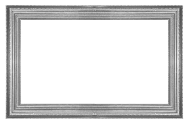 Starožitný stříbrný rám — Stock fotografie