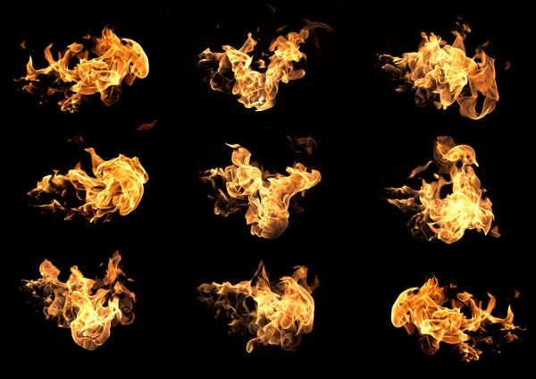 Вогонь і полум'я — стокове фото