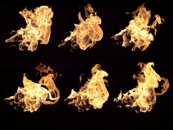 Ogień i płomień — Zdjęcie stockowe