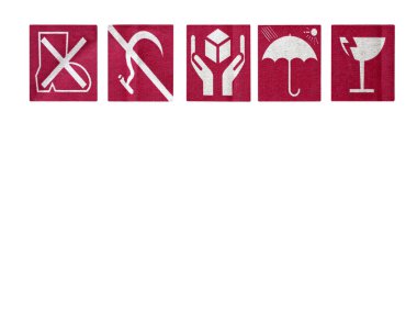 sembolün yanındaki kutu ambalaj