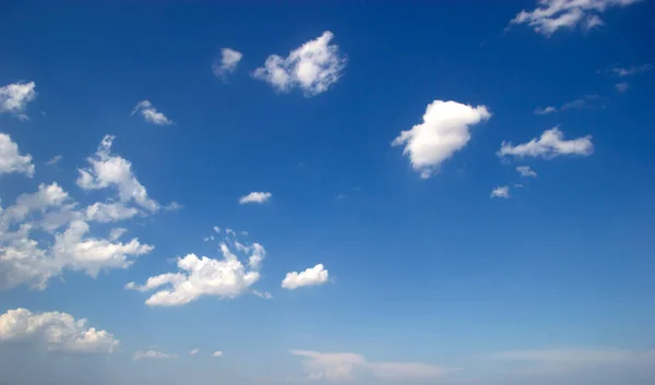 Blauer Himmel Wolken Weiß Natürlich Schön — Stockfoto