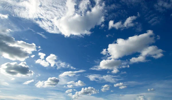 Blue Sky Clouds White Natural Beautiful — Stock Photo, Image