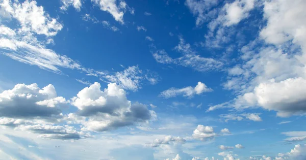 Blue Sky Clouds White Natural Beautiful — 图库照片