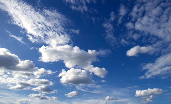 Blue Sky Clouds White Natural Beautiful — 图库照片