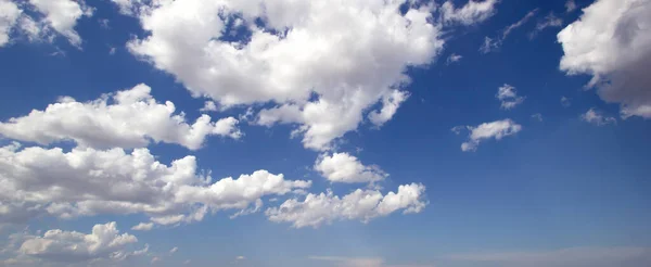 Blue Sky Clouds White Natural Beautiful — Foto Stock