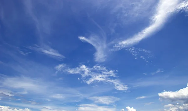 Cielo Azul Nubes Blanco Natural Hermoso —  Fotos de Stock