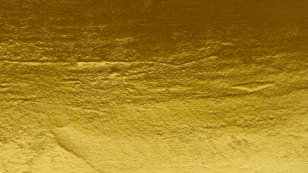 Textured Wall Painted Gold Wide Banner Golden Background Header Pattern — Fotografia de Stock