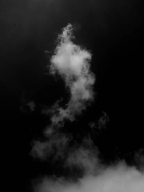 beyaz duman soyut siyah arkaplan