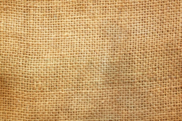 Old Brown Textile Hemp Sack Background — Stock Photo, Image