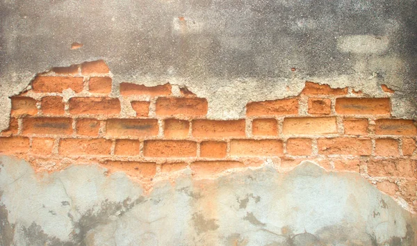 Lege Oude Bakstenen Muur Textuur Geschilderde Grunge Noodlijdende Muur Textuur — Stockfoto