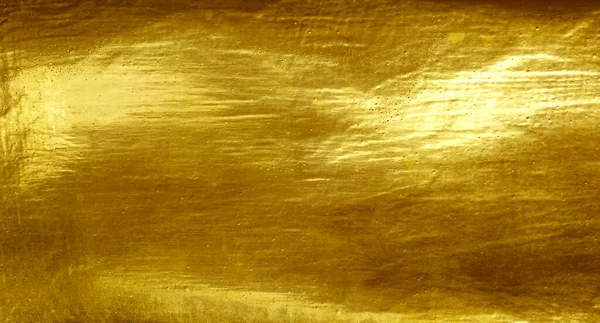 Металлическое Золото Фон Блестящий Желтый Лист Золота Текстура Фона — стоковое фото