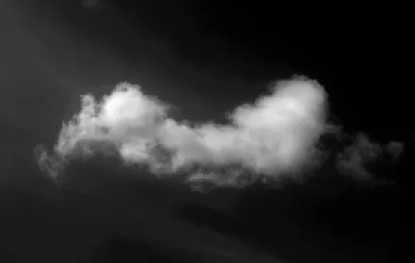 Белый Дым Абстрактный Черный Фон — стоковое фото