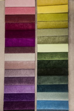 Texture of fabric in different colors
