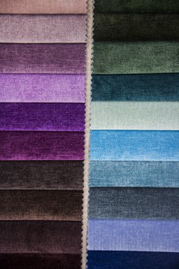 Texture of fabric in different colors