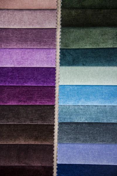 Texture of fabric in different colors