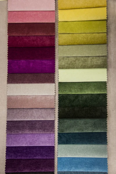 Texture of fabric in different colors Stock Image