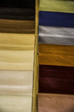 Farklı renklere yakın çekim cilt dokusu