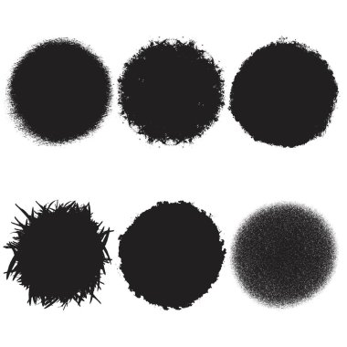 Stresli Pul Koleksiyonu, Çemberler, Etiketler, Rozetler. Vektör sıkıntı dokusu. Çember işaret deseni tasarımını üstüste koy.