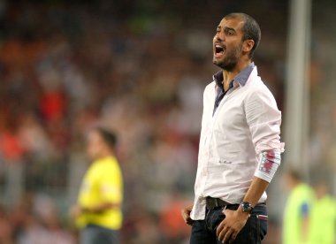 Barselona'nın teknik direktör josep guardiola