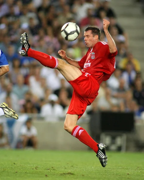 Jamie Carragher fra Liverpool FC – stockfoto