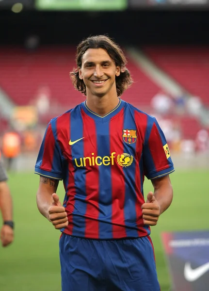 Zlatan Ibrahimovic du FC Barcelone — Photo