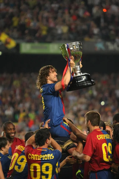 Carles puyol z barcelona — Zdjęcie stockowe