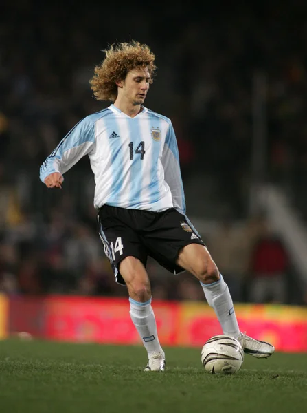 アルゼンチン プレーヤー ファブリシオ coloccini — ストック写真