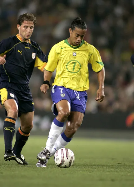 Brazilský hráč ronaldinho — Stock fotografie