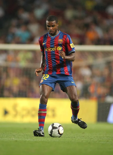 Futbol Club Giocatore di Barcellona Eric Abidal — Foto Stock