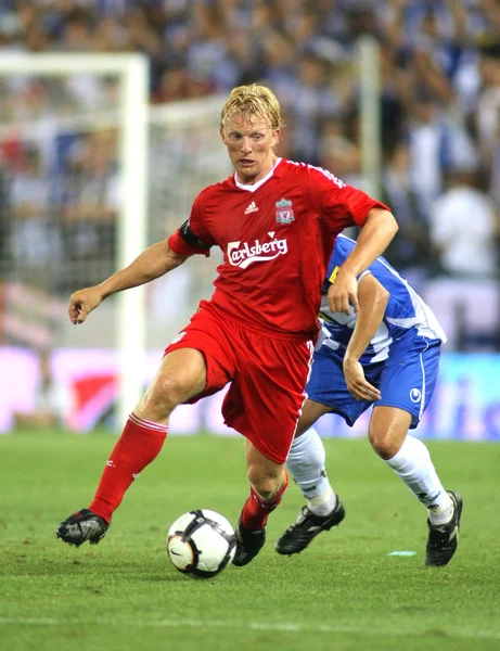 Dirk kuyt, holenderski piłkarz liverpool fc — Zdjęcie stockowe