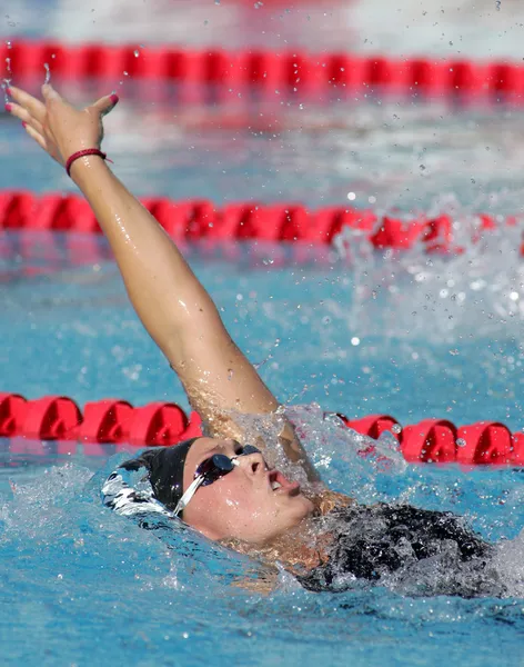 美国奥运游泳冠军 · 桑德 — 图库照片