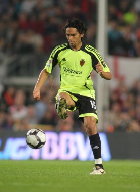 Kolombiyalı orta saha oyuncusu abel aguilar Zaragoza