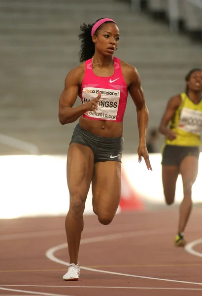 Amerikai olimpiai bajnok atléta Natasha Hastings — Stock Fotó