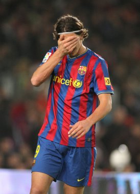 İsveçli forvet zlatan Ibrahimovic Barcelona