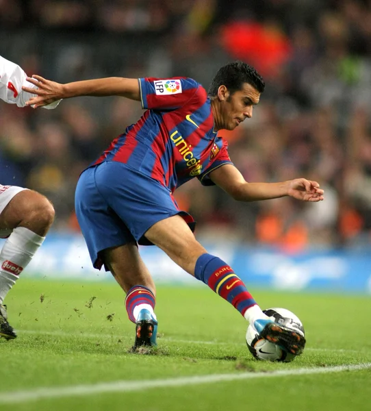 FC Barcelona atacante Pedro — Fotografia de Stock
