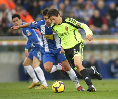Espanyol ile Ander Herrera (R Marquez (L))