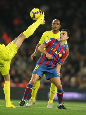 FC Barcelona player Xavi Hernandez clipart
