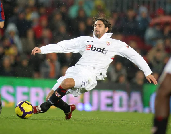 The French player Julien Escude of Sevilla — Stock Photo, Image