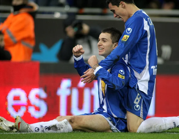 Marques (L) and Callejon — Stock Photo, Image