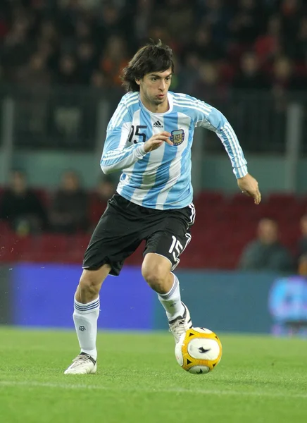 Argentinian player Javier Pastore — Stock Photo, Image