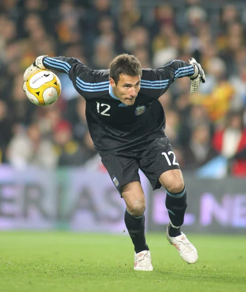 Argentinian goalkeeper Diego Pozo — Stock Photo, Image