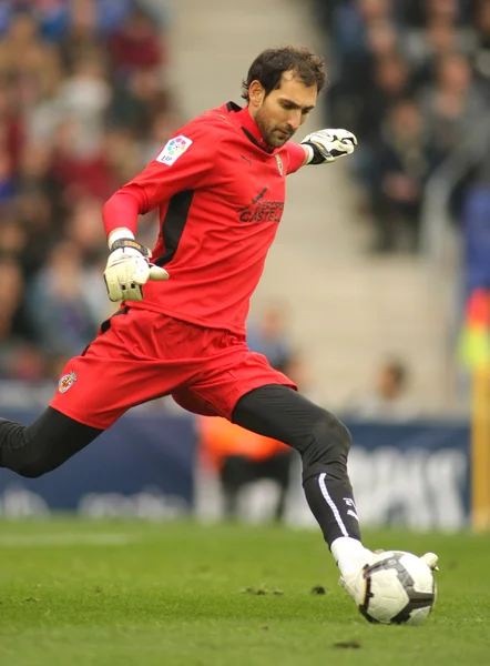 Diego lopez målvakt i villareal — Stockfoto