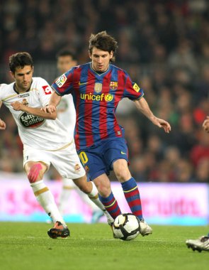 Leo Messi of Barcelona clipart
