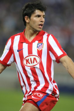 Kun Agüero of Atletico Madrid