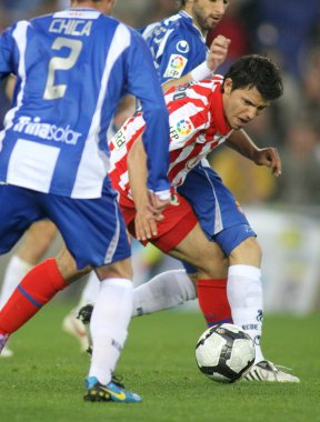 Kun Agüero of Atletico Madrid
